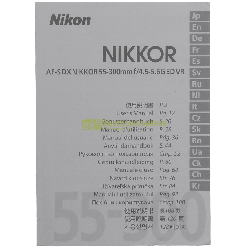 “Manuale obiettivo Nikon”