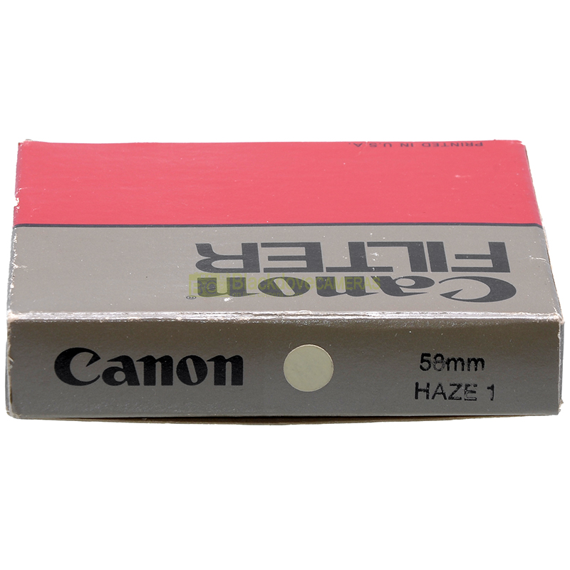 58mm. Filtro UV Haze-1 originale Canon con vite M58. Ultra violet filter.