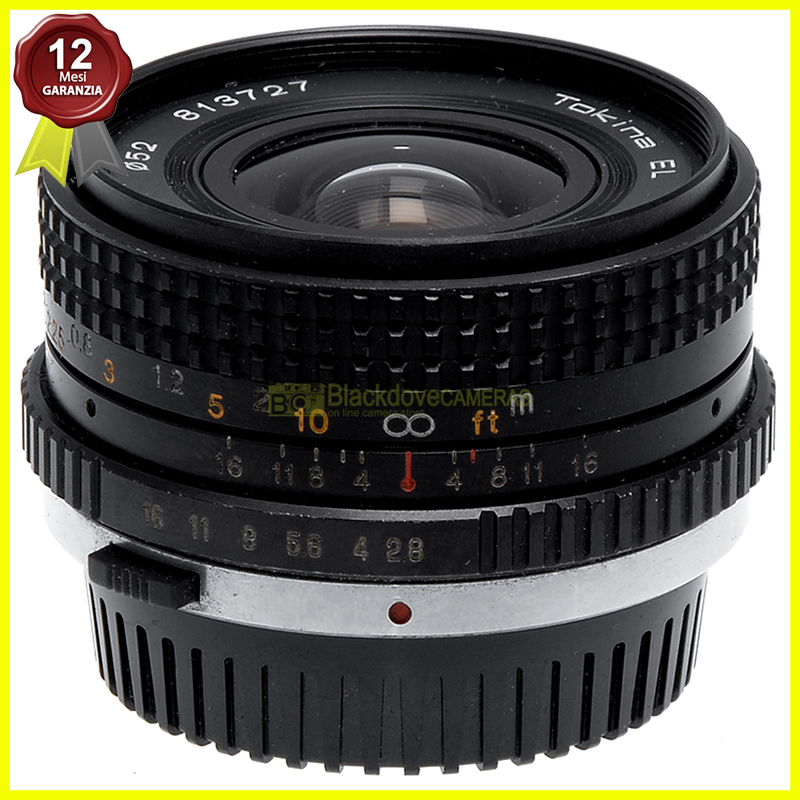Tokina EL 28mm. f2,8 Obiettivo grandangolare per fotocamere reflex Olympus OM 