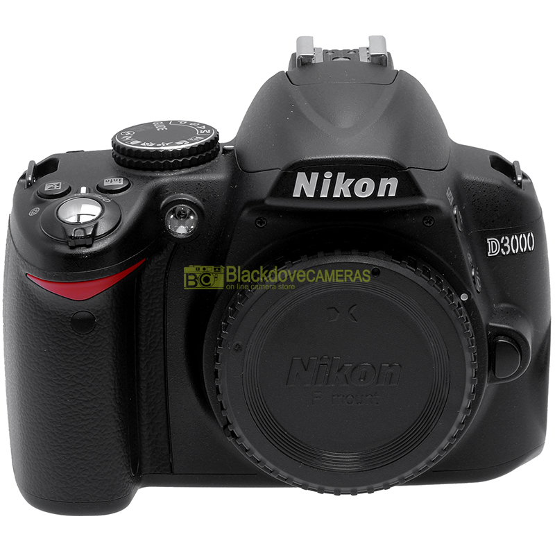 Nikon D3000 body fotocamera reflex digitale 10,2Mp. Macchina fotografica