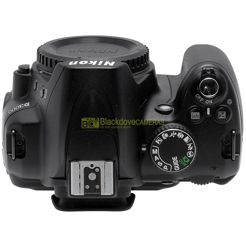 Nikon D3000 body fotocamera reflex digitale 10,2Mp. Macchina fotografica