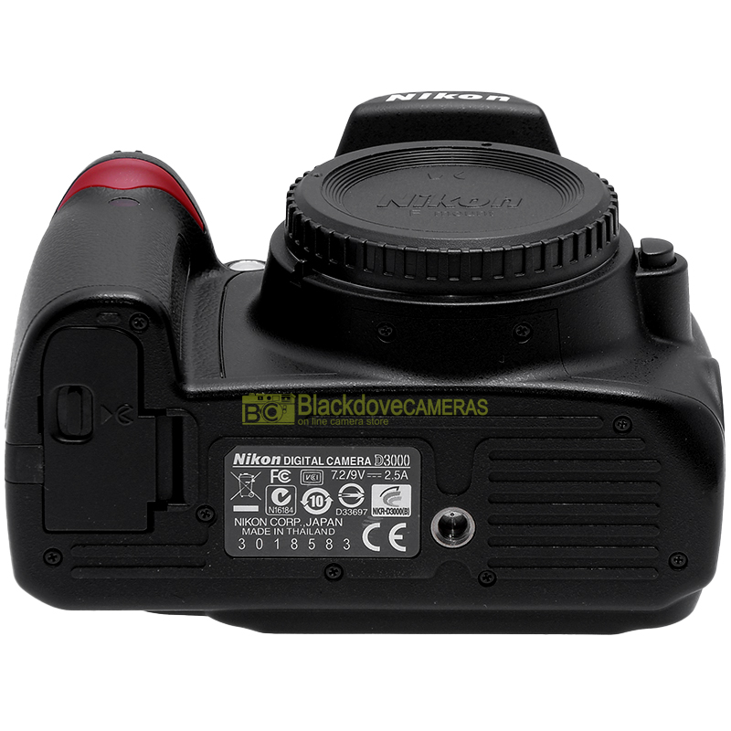 Nikon D3000 body fotocamera reflex digitale 10,2Mp. Macchina fotografica