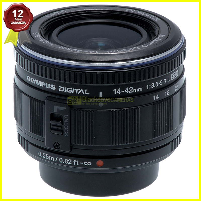 Olympus Zuiko 14/42mm f3,5-5,6 L ED Black Obiettivo per fotocamere micro 4/3 MFT