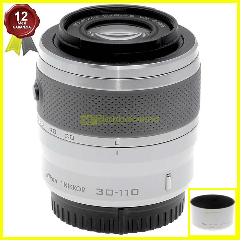 Nikon 1 Zoom Nikkor 30-110mm f3,8-5,6 VR Obiettivo per fotocamere mirrorless
