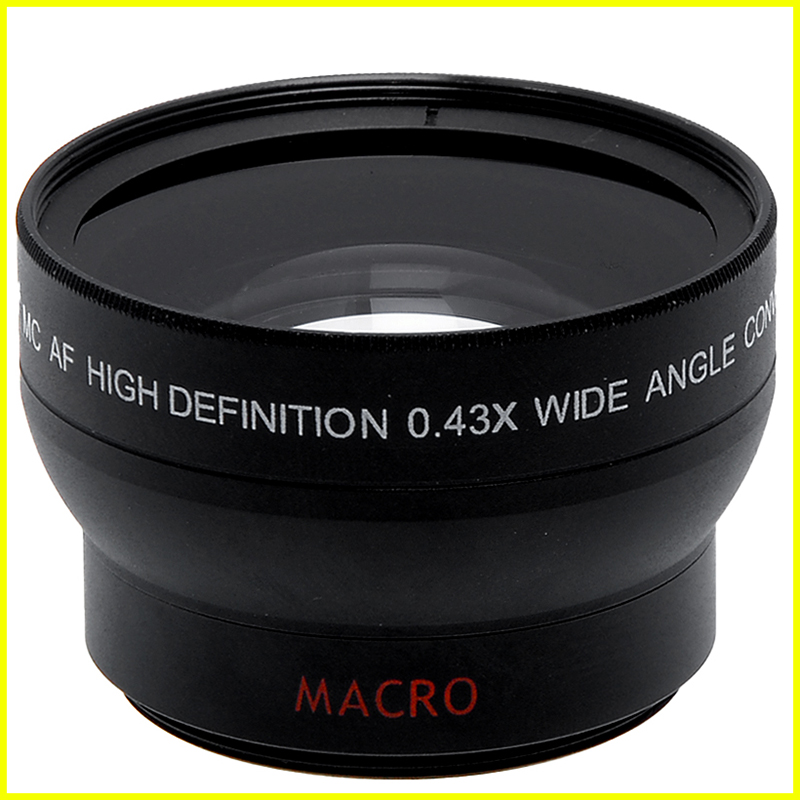 Aggiuntivo grandangolare 0,43x wide Conversion lens HD Macro Vivitar 37mm M37