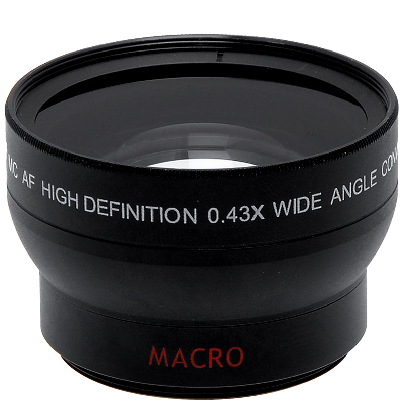 Aggiuntivo grandangolare 0,43x wide Conversion lens HD Macro Vivitar 37mm M37