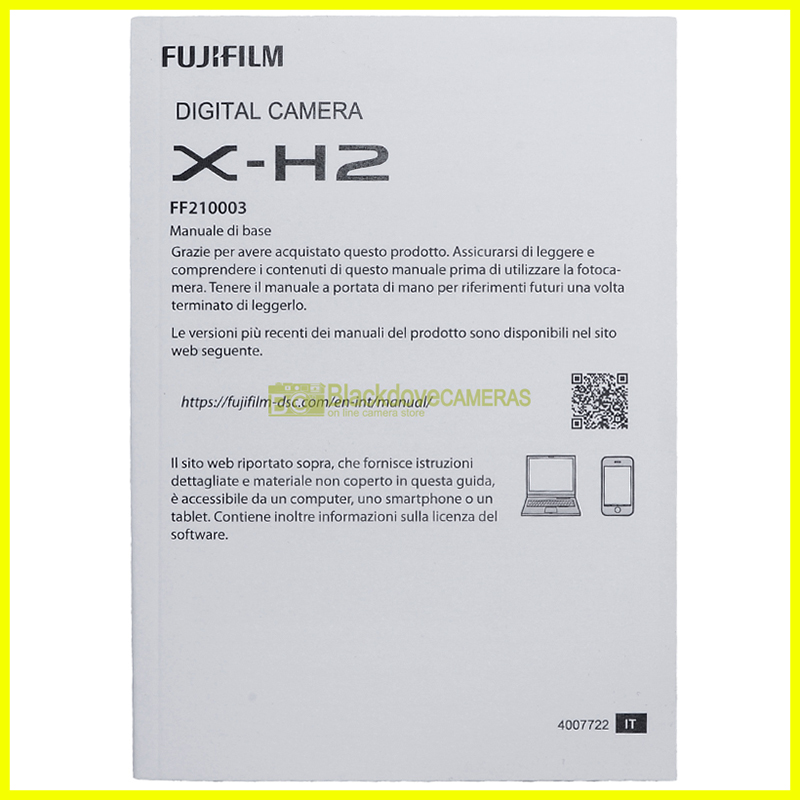 “Manuale fotocamera Fujifilm”