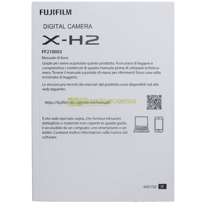 “Manuale fotocamera Fujifilm”