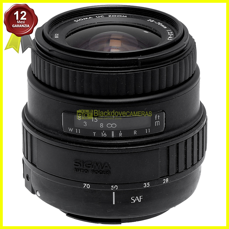 Sigma AF 28/70mm. f3,5-4,5 UC obiettivo full frame per fotocamere Sigma SA