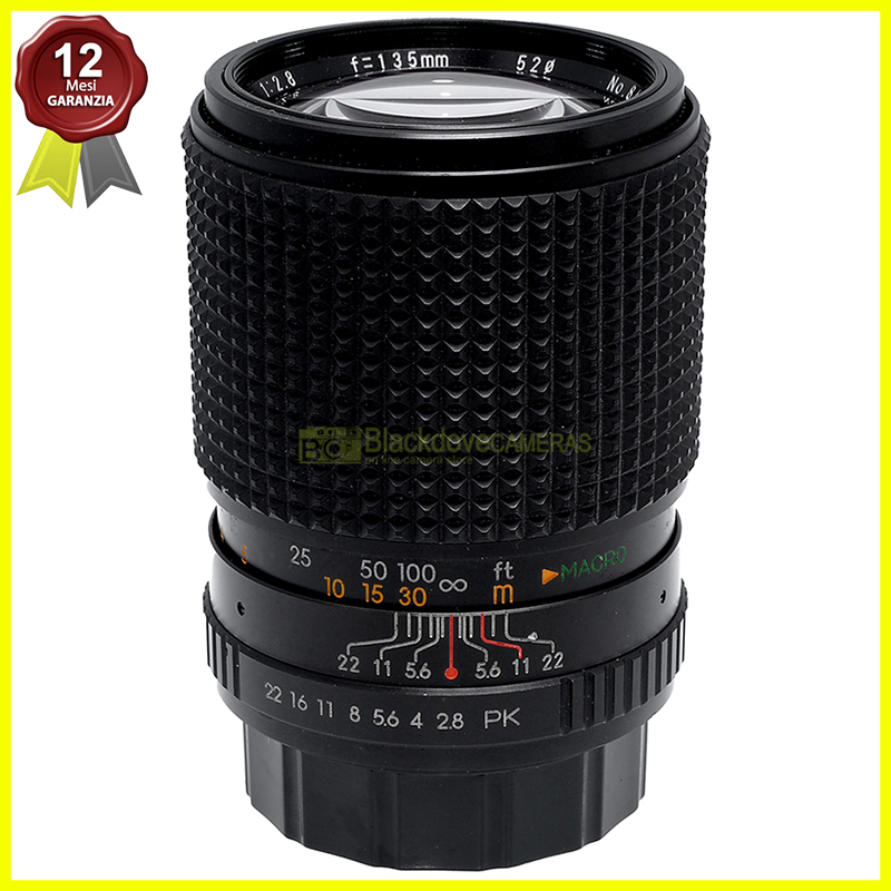 Sears 135mm f2,8 Macro 1:5 Obiettivo per fotocamere digitali-analogiche Pentax