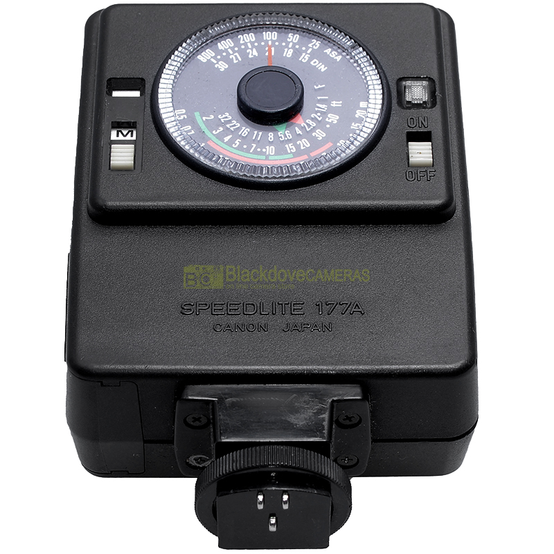 Flash Canon Speedlite177A Auto con fotocamere a pellicola. Manuale con digitali