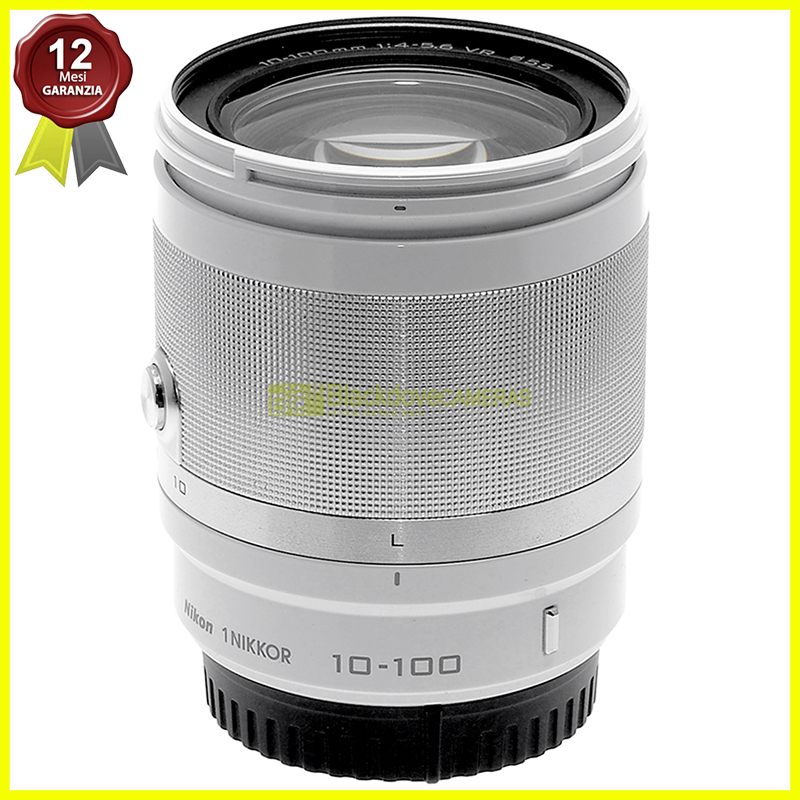 Nikon Nikkor 10/100mm f4-5,6 VR white Obiettivo zoom per fotocamere Nikon 1.