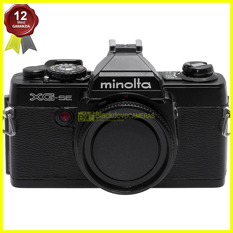 “Minolta XG-SE fotocamera reflex automatica con otturatore elettronico. XGSE