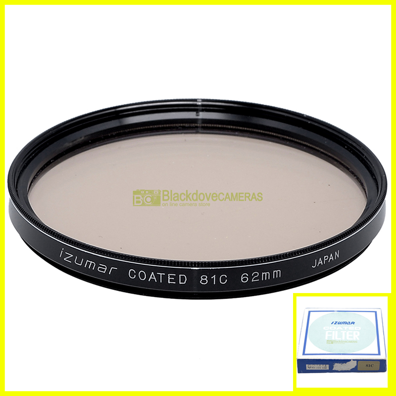 62mm. filtro di conversione 81c Izumar diametro M62 mm. 81 C lens filter
