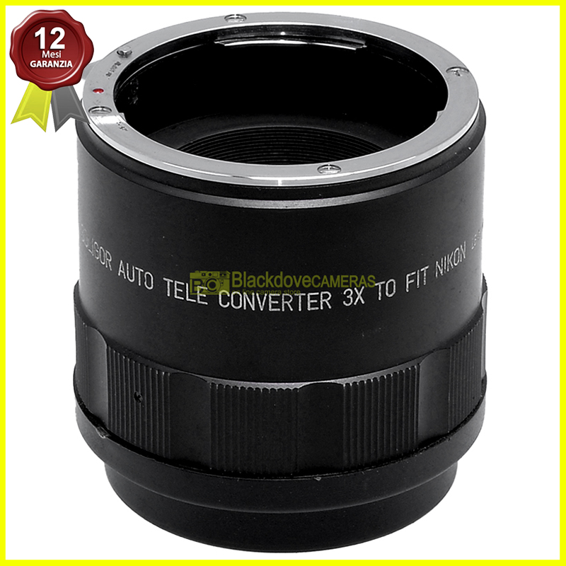 Moltiplicatore focale Soligor Auto Tele Converter 3x per obiettivi Nikon Pre-AI