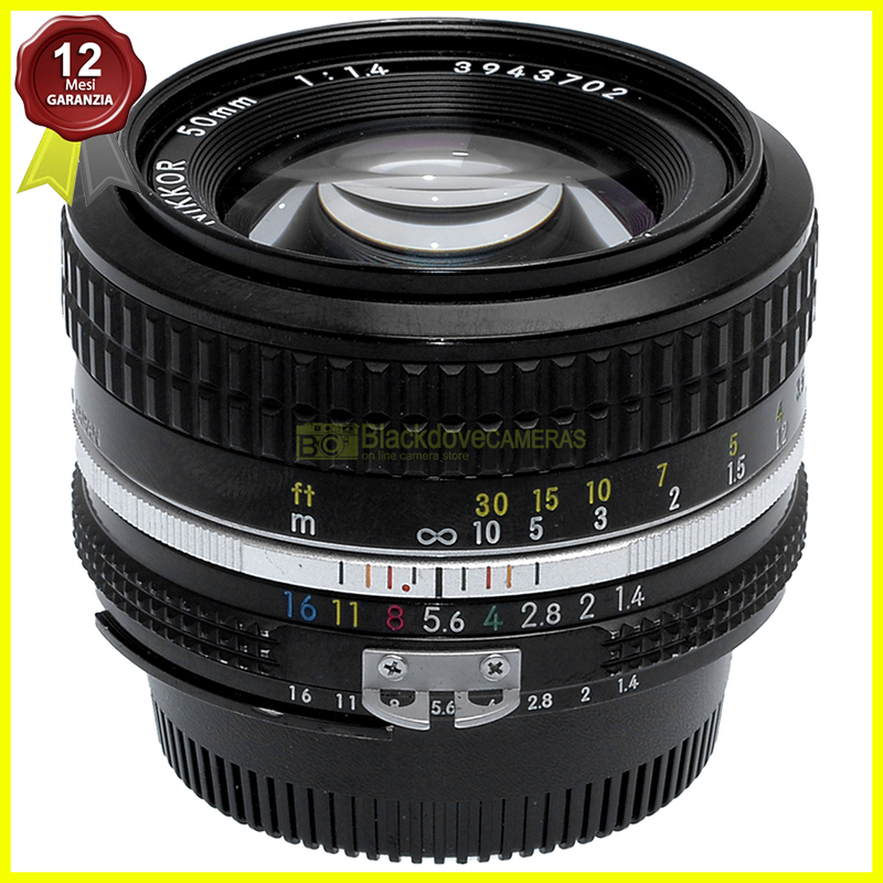 Nikon AI Nikkor 50mm. f1,4 obiettivo per fotocamere reflex a pellicola. 50/1,4