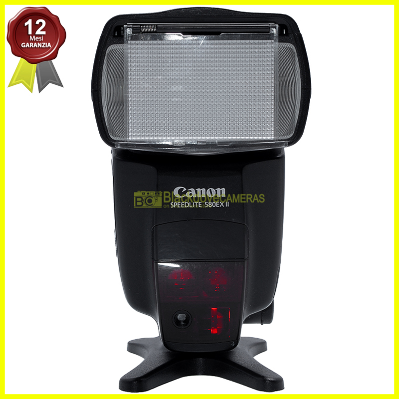 Flash Canon Speedlite 580 EX II e-TTL per fotocamere digitali e a pellicola. 