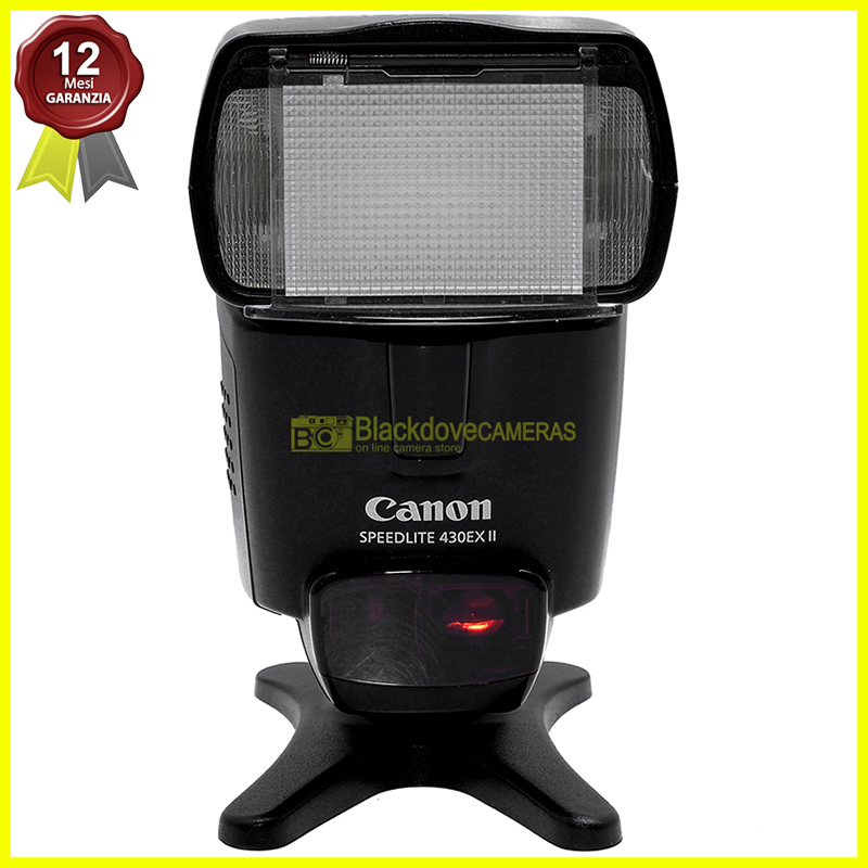Flash Canon Speedlite 430 EX II e-TTL per fotocamere digitali e a pellicola. 