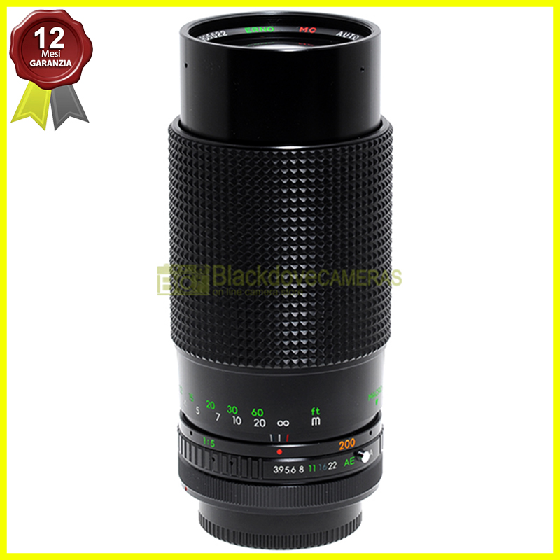 Erno 80/200mm MC Macro f3,9 costante obiettivo Zoom per fotocamere Canon FD-FL