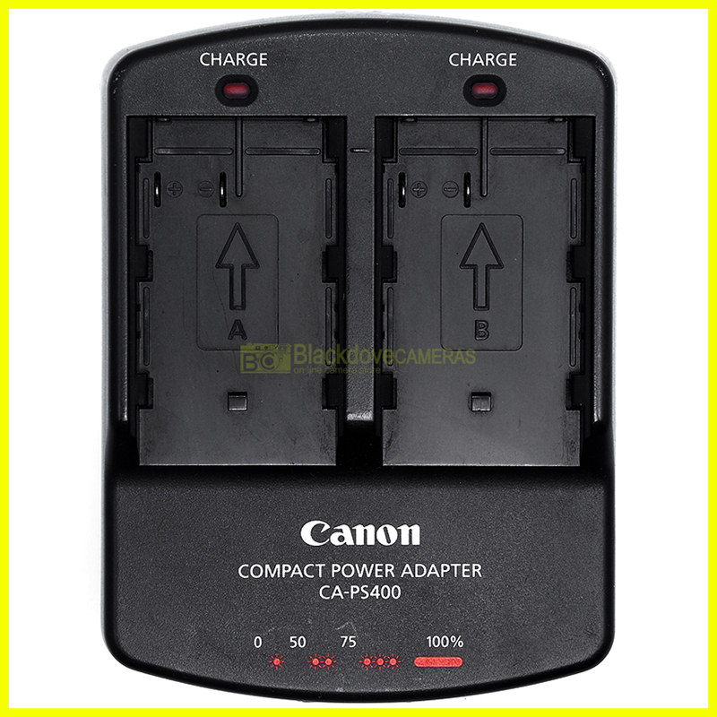Canon CA-PS400 caricabatterie doppio per BP-511 e BP511A x fotocamere EOS