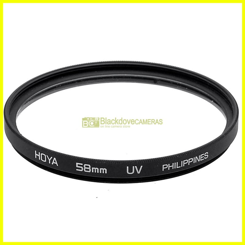 58mm Filtro UV Ultra violetto HOYA a vite M58 Ultraviolet lens filter.