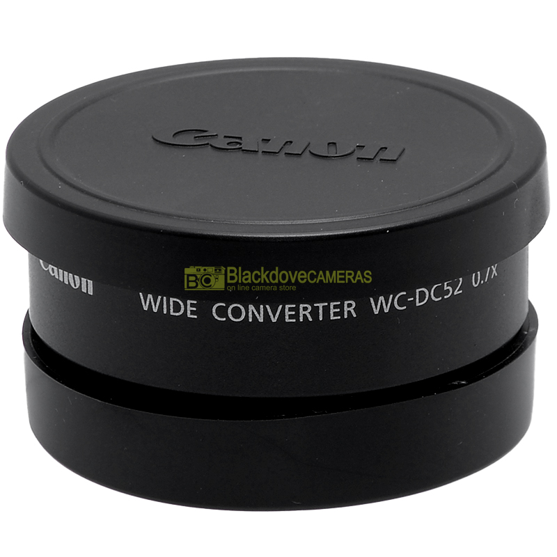 Canon WC-DC52 wide converter 0,7x 52mm. Aggiuntivo grandangolare per innesti M52