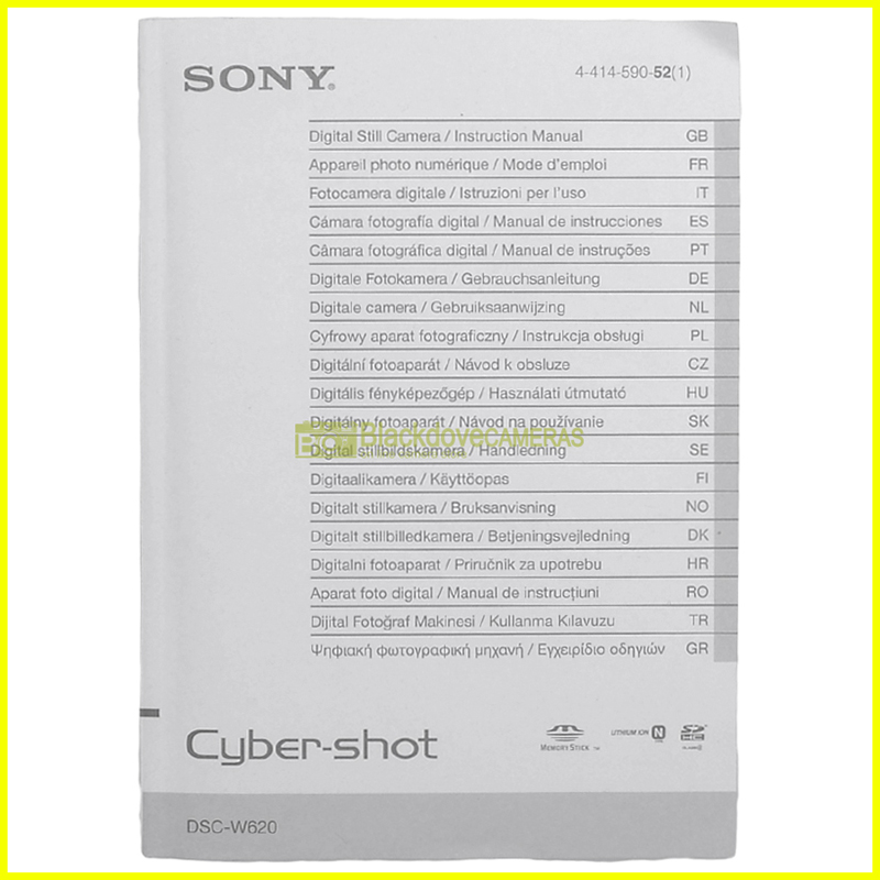 “Manuale fotocamera Sony”