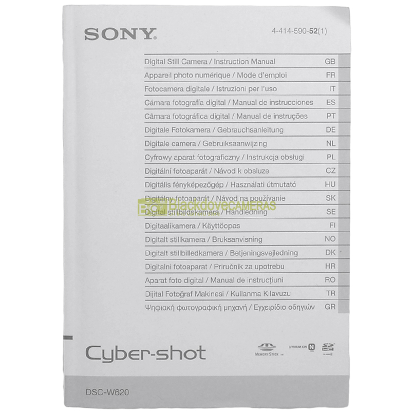 “Manuale fotocamera Sony”