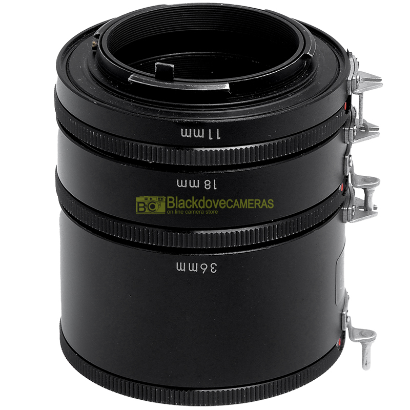 Kit anelli per riprese Macro Close-Up Admiral 11-18-36mm. innesto Nikon F