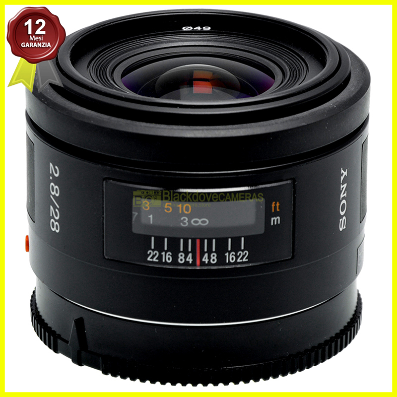 Sony 28mm. f2,8 Obiettivo A-Mount per fotocamere reflex Sony e Minolta SAL28F28
