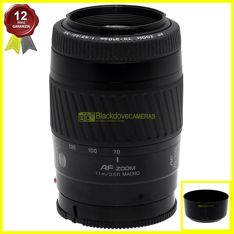 Minolta AF 70/210mm f4-5,6 obiettivo full frame A-Mount per fotocamere Sony