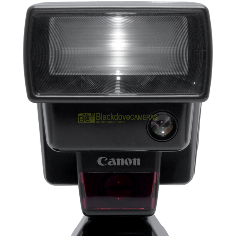 Flash Canon Speedlite 300EZ TTL per fotocamere a pellicola. Manuale su digitali