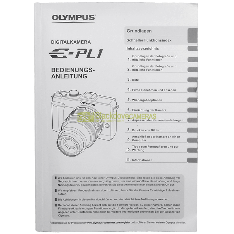 “Olympus Bedienungs-anleitung”