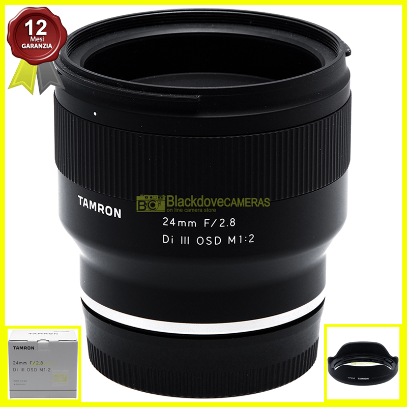 Tamron 24mm. f2,8 Di III OSD obiettivo full frame per fotocamere Sony E-Mount