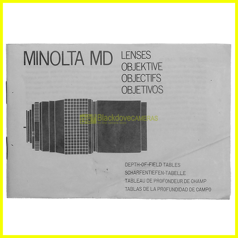 “Manuale obiettivo Minolta”
