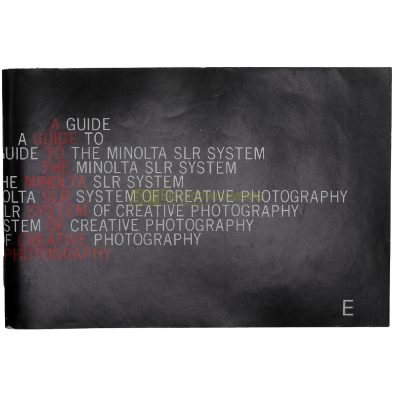 “Manuale fotocamera Minolta”