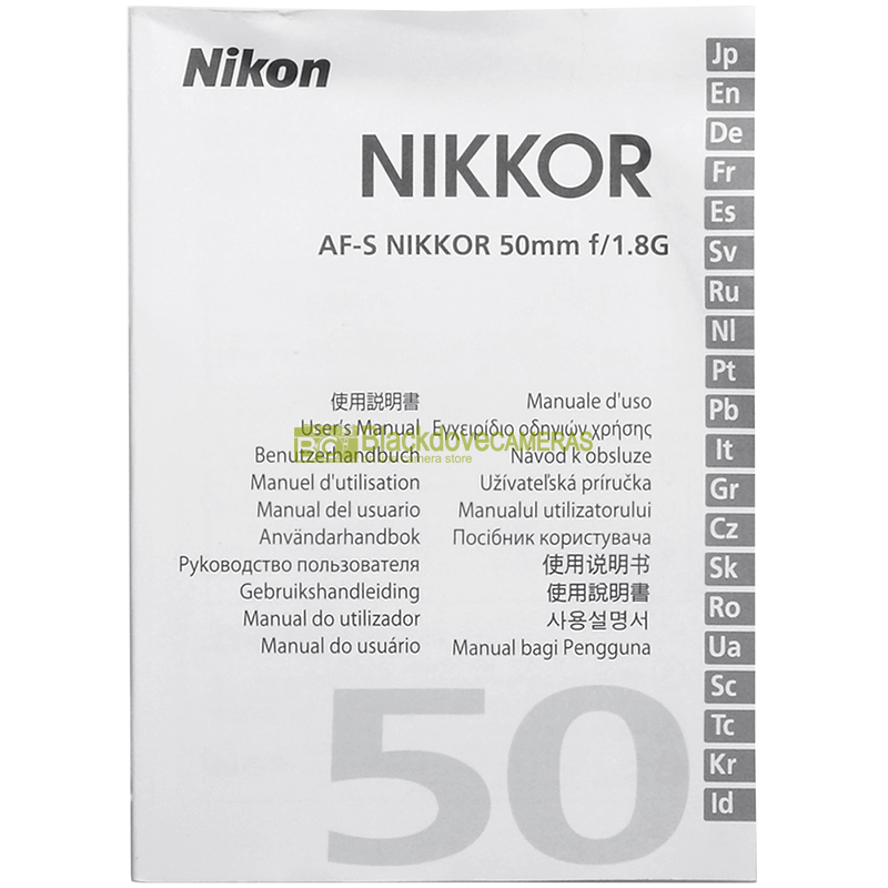 “Manuale obiettivo Nikon”