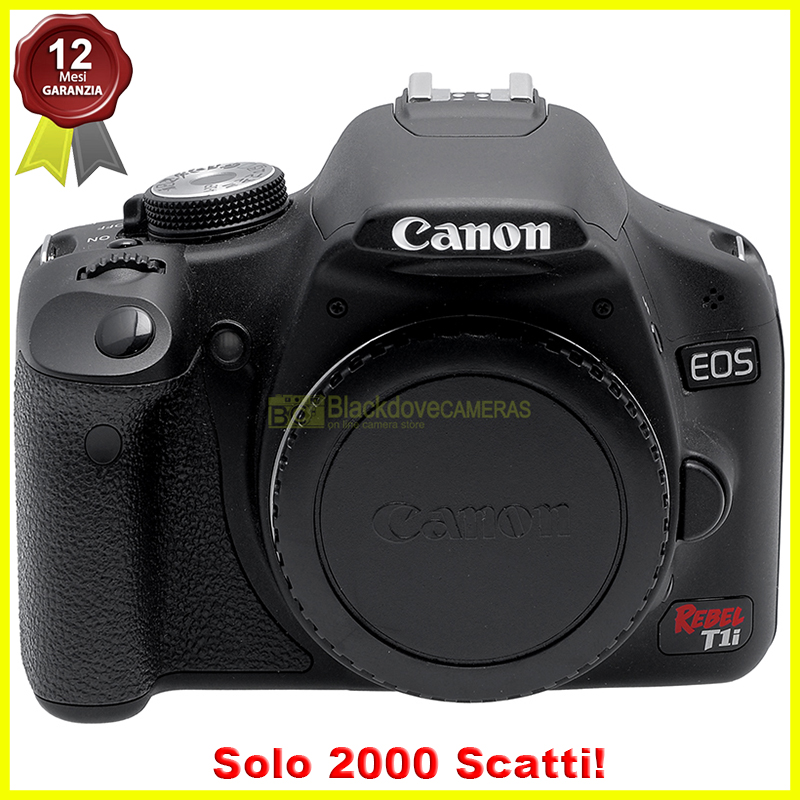Canon EOS Rebel T1i (500D) fotocamera digitale reflex 15,1 Mp Video HD ready