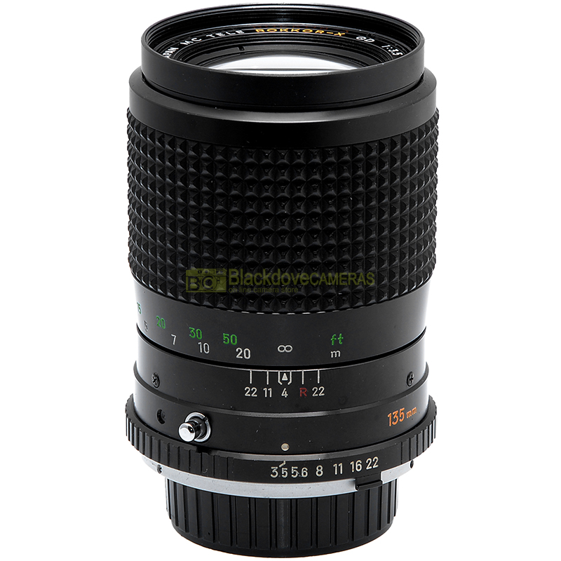 Minolta MC Rokkor-X 135mm f3,5 Tele Obiettivo per fotocamere reflex a pellicola