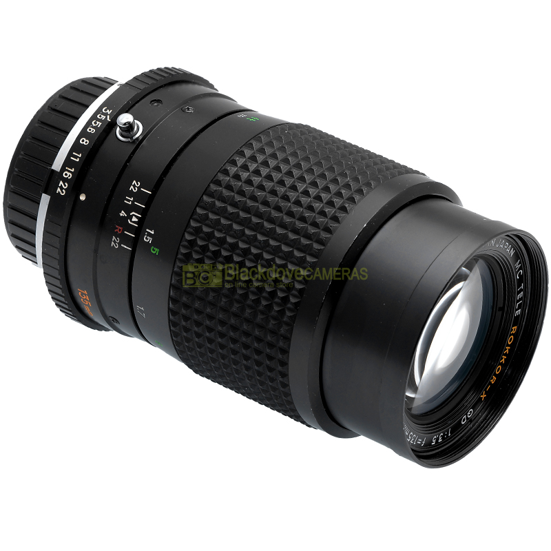 Minolta MC Rokkor-X 135mm f3,5 Tele Obiettivo per fotocamere reflex a pellicola