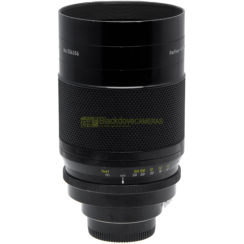 Nikon Reflex Nikkor C 500mm. f8 con paraluce originale utilizzabile su digitali