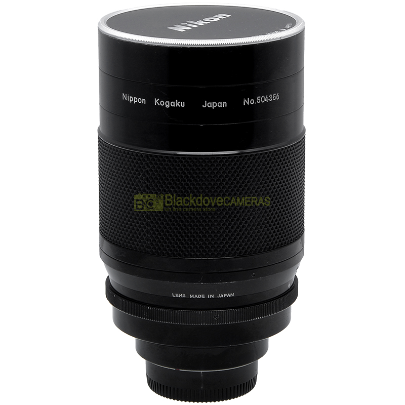 Nikon Reflex Nikkor C 500mm. f8 con paraluce originale utilizzabile su digitali