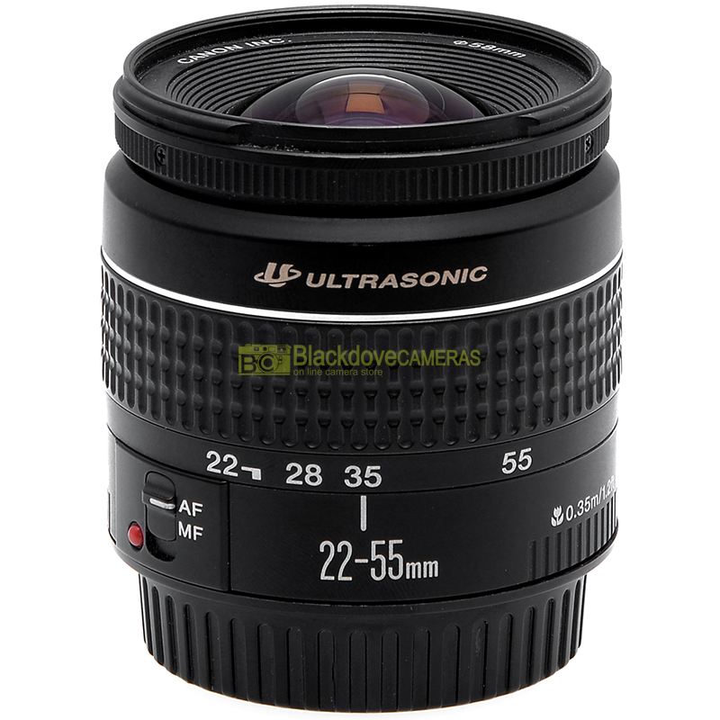 Canon EF 22/55mm f4-4,5 USM Black. Obiettivo FX Full Frame per fotocamere EOS.
