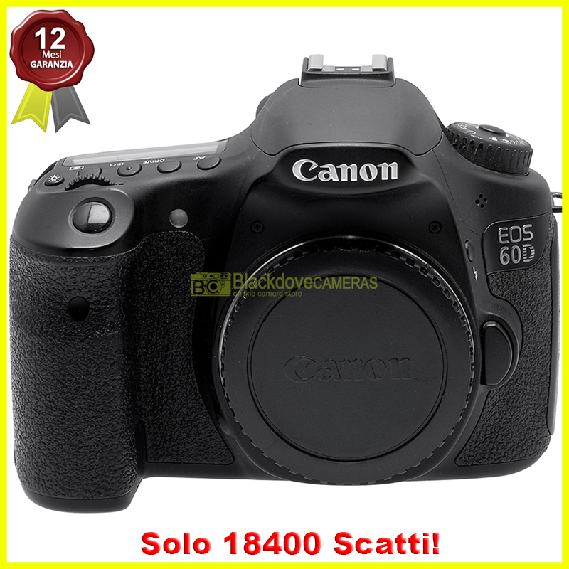 Canon EOS 60D body Fotocamera digitale reflex Macchina fotografica 18Mp Video HD