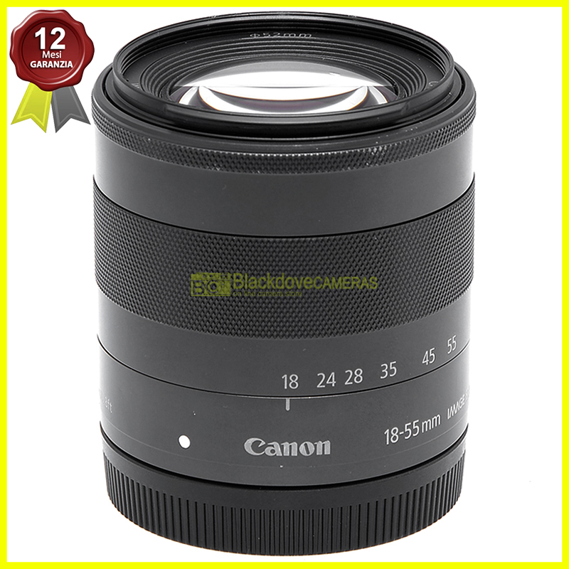 Canon EF-S 18/55mm. f3,5-5,6 IST STM. Autofokus-Objektiv für digitale APS-Spiegelreflexkameras