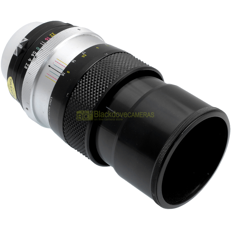 Nikon Nippon Kogaku Nikkor Japan Q Auto 135mm. f2,8 Tele obiettivo F, pre AI