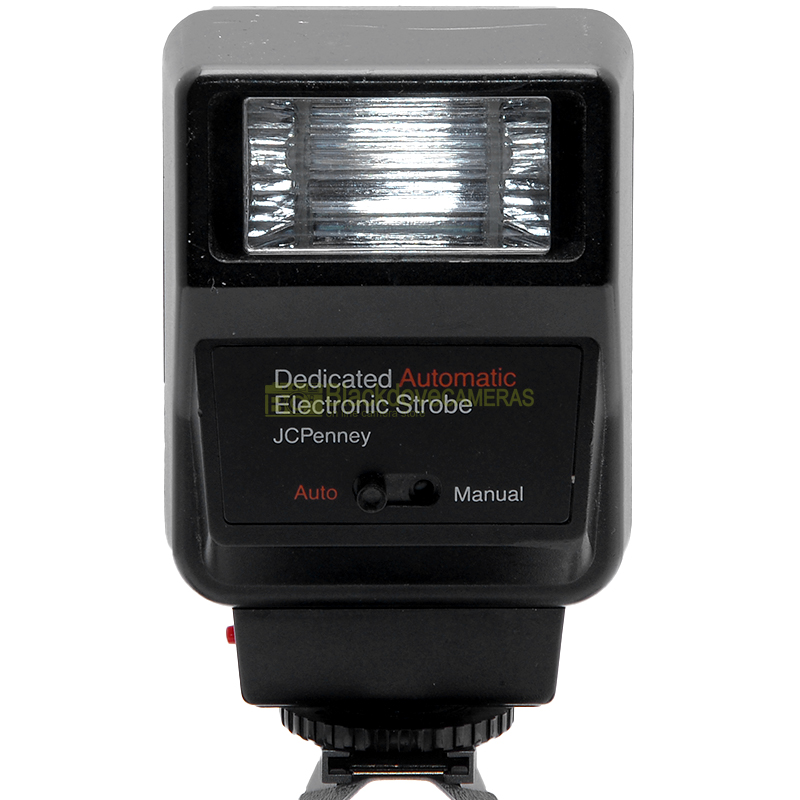 Flash JC Penney Automatic Electronic Strobe per fotocamere Canon. Auto/Manuale.