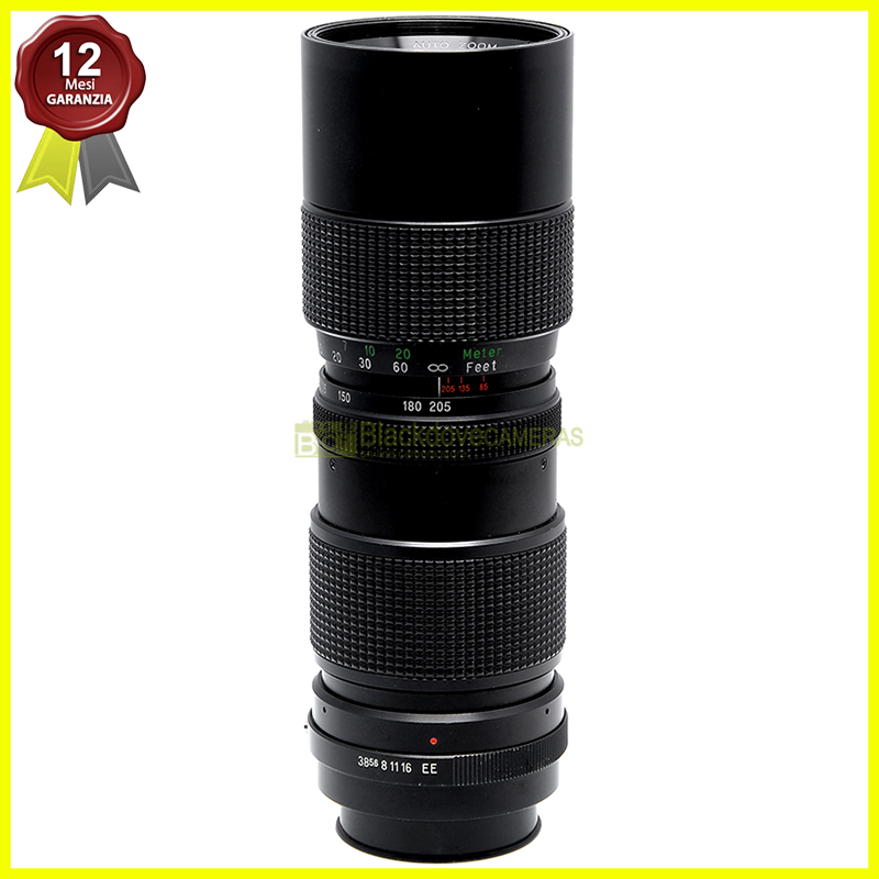 Vivitar 85/205mm. f3,8 obiettivo zoom per fotocamere a pellicola Konica