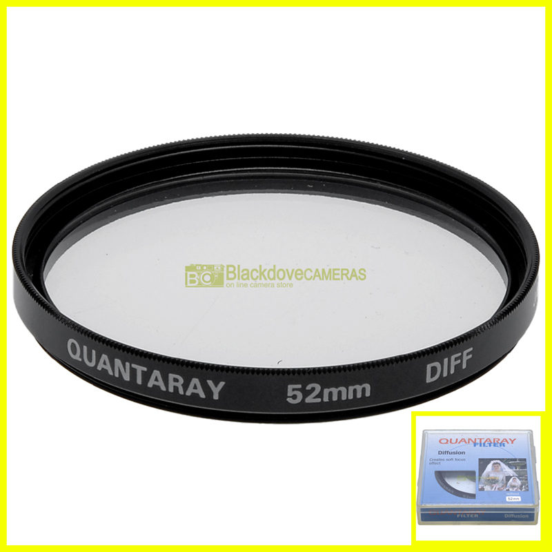 52mm filtro creativo Diffuser Quantaray per obiettivi M52 camera lens filter