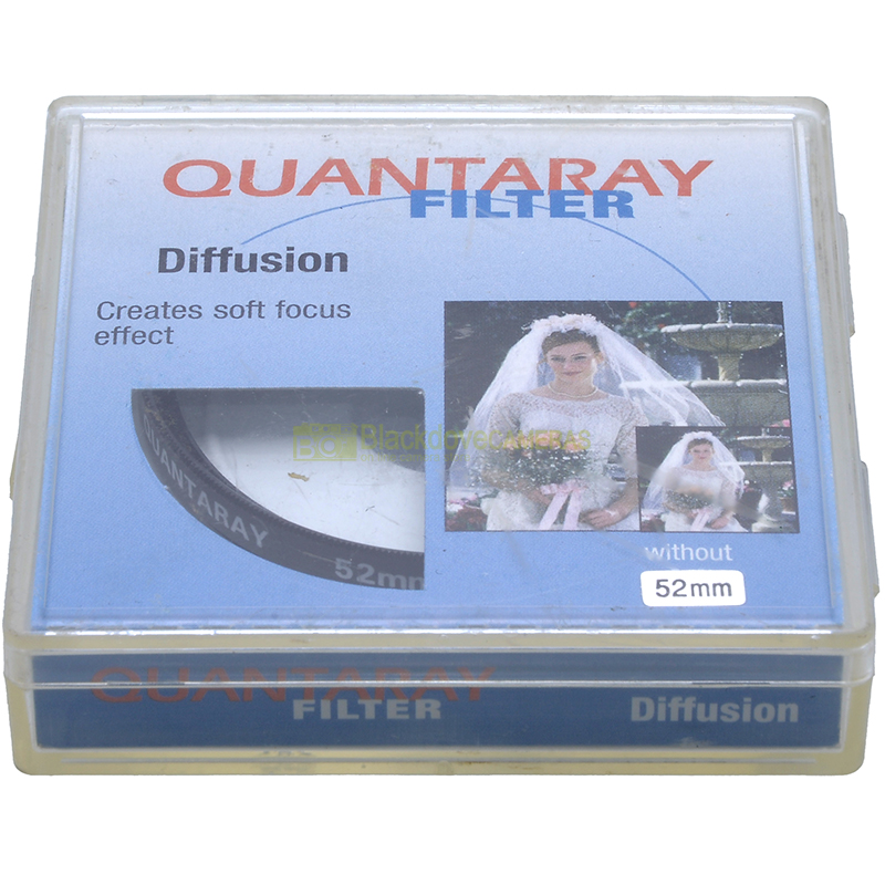 52mm filtro creativo Diffuser Quantaray per obiettivi M52 camera lens filter